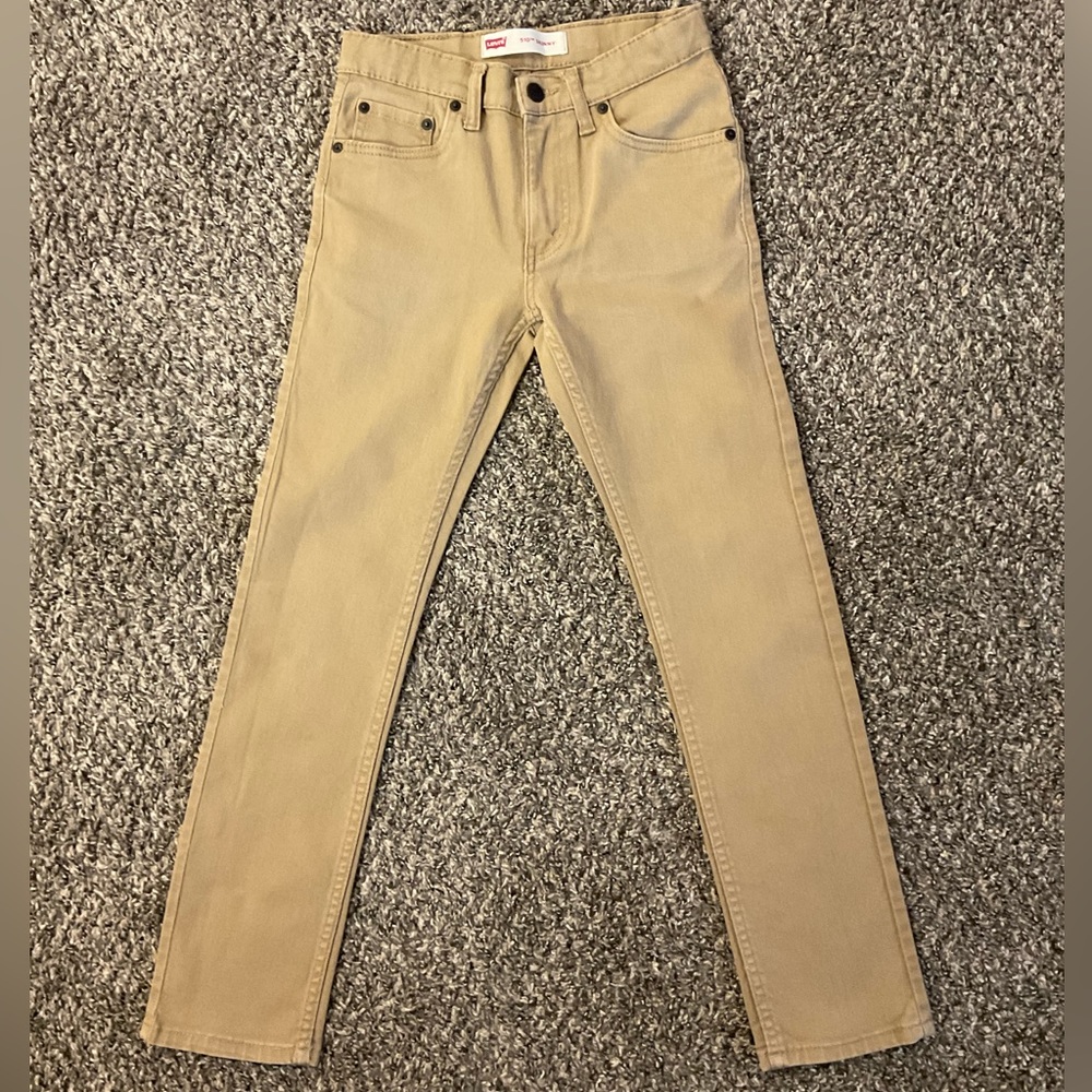 Levi’s 510 skinny jeans tan